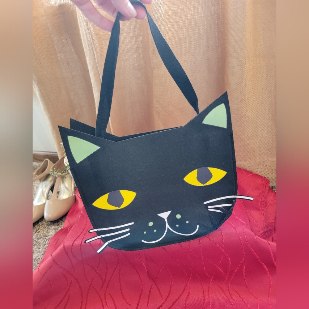 Cat trick or treat bag